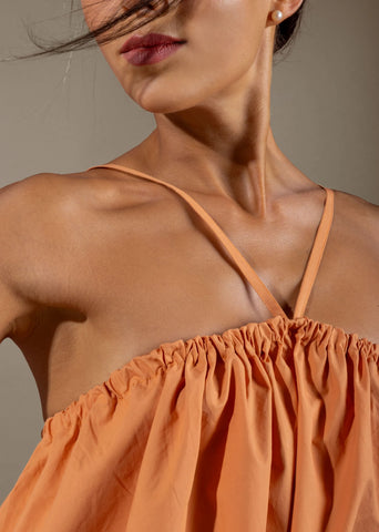 Corolina Dress In Organic Cotton Poplin