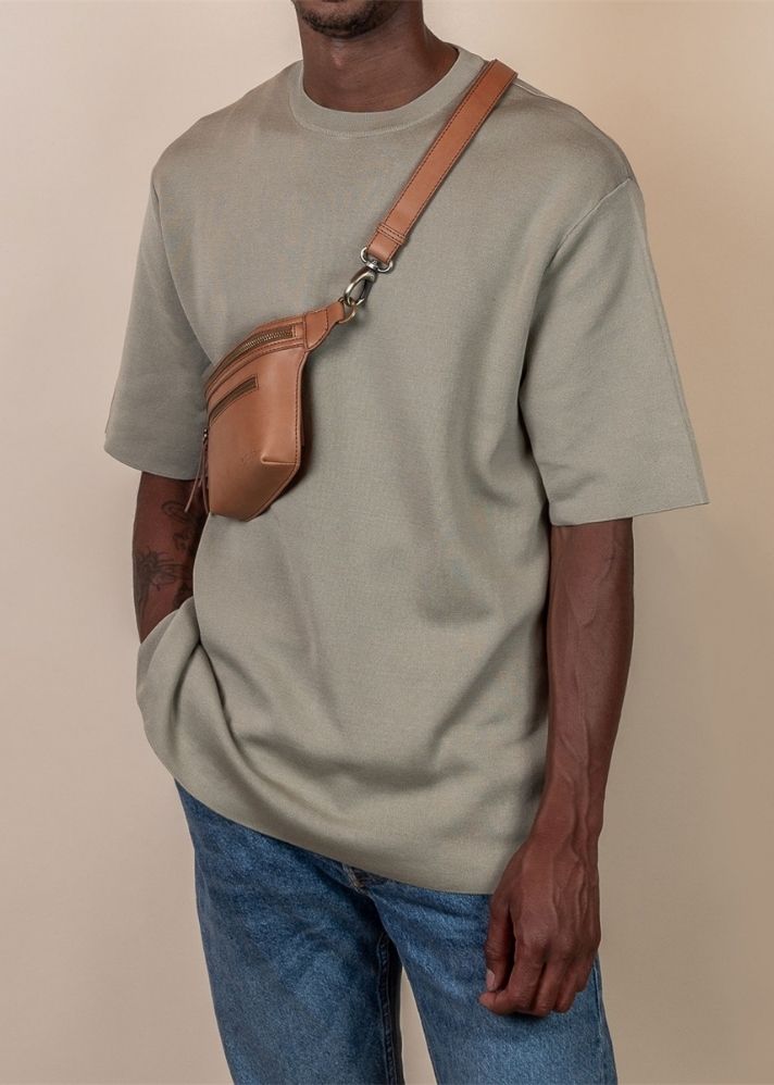 Product image of Multicolor Upcycled Cotton Ash Grary & Moon Box Clutch - Changeable Sleeve, curated by Only Ethikal