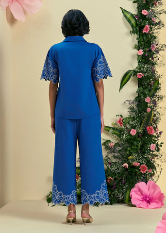 Blue Evaya Co-Ord Set