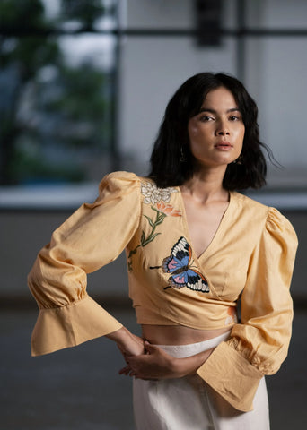 Fluttering Marigold Blouse