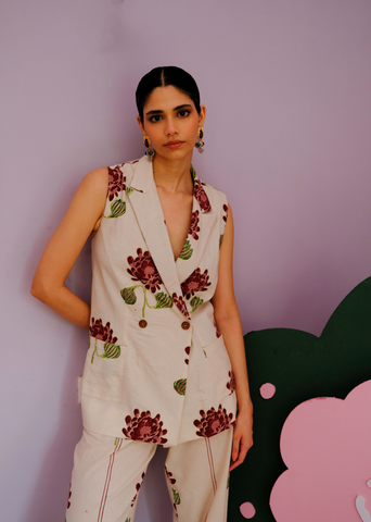 Malabar Handloom Co-Ord Set