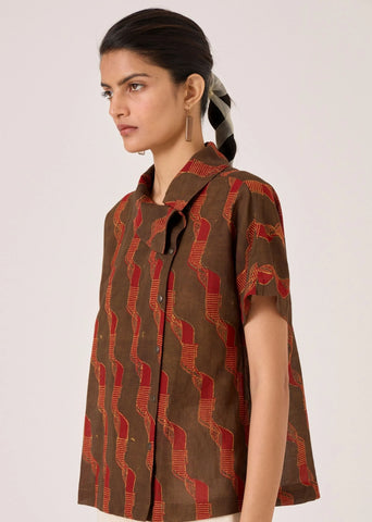 Aavish Block Print Shirt