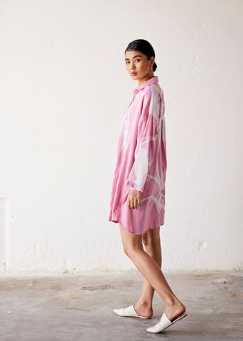 Summer Garden Shirt Dress