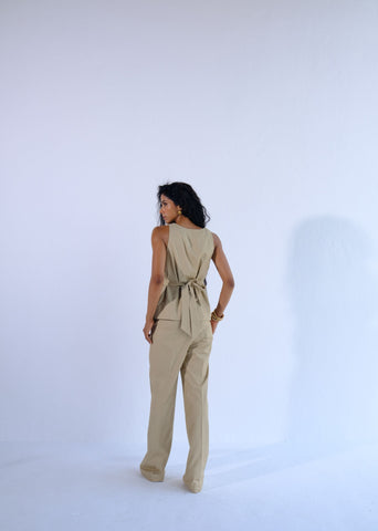 Linen Straight Pants