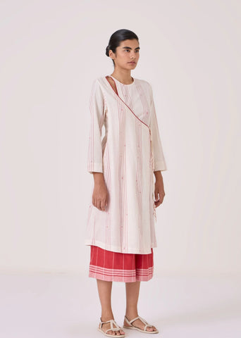 Milovat Red Stripe Wrap Tunic