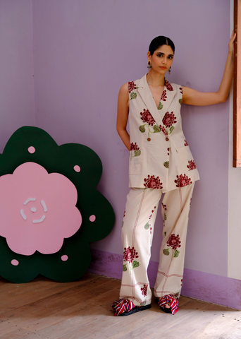 Malabar Handloom Co-Ord Set