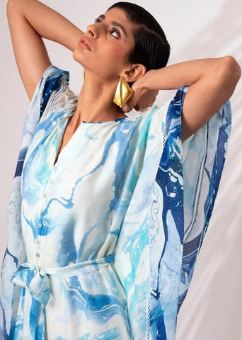 A Model Wearing Multicolor Modal Silk Dakota Jumpsuit, curated by Only Ethikal