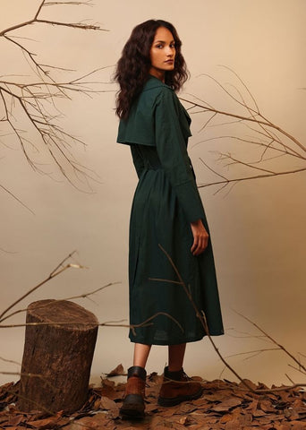 Roots Trench Dress