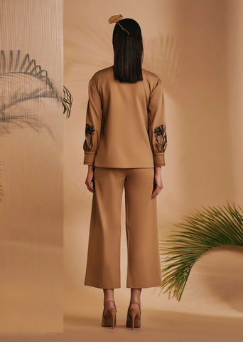 Origani Brown Lilly Co-Ord Set
