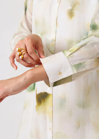 Verdant Ease Shirt Dress | Mom & Me Duo Set