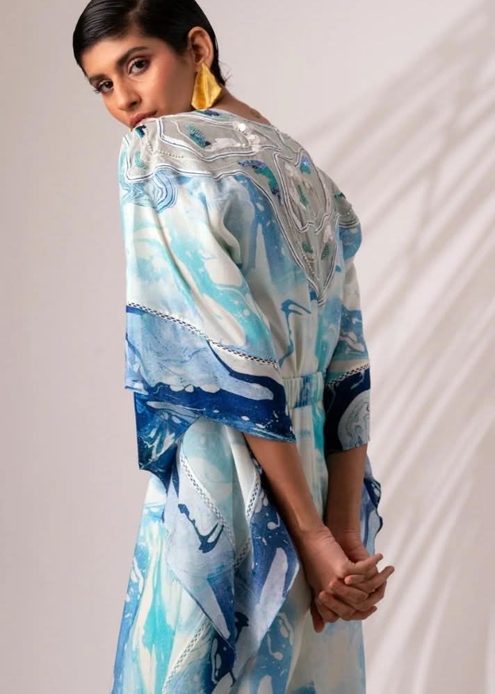 A Model Wearing Multicolor Modal Silk Dakota Jumpsuit, curated by Only Ethikal