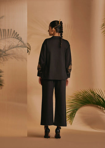 Origani Black Lilly Co-Ord Set