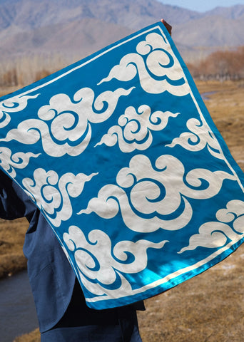 Blue Trin - Pa Silk Scarf