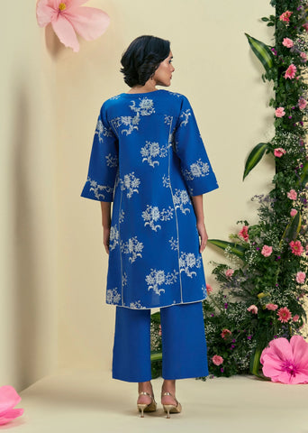 Blue Noor Tunic Set
