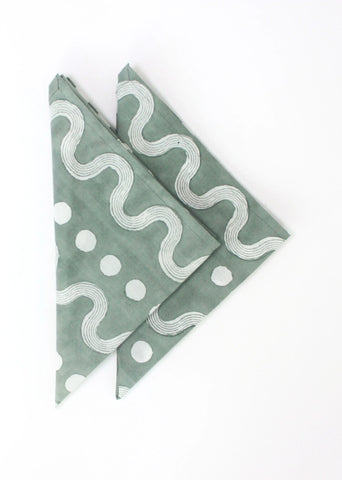 Grey Sustainable Table Napkin- Set Of Two