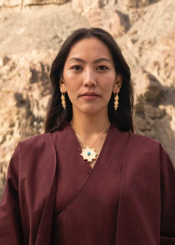 Gold Na-Gyen Akor Earrings