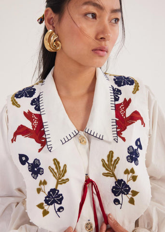 Kiji Shirt Dress And Bib Set