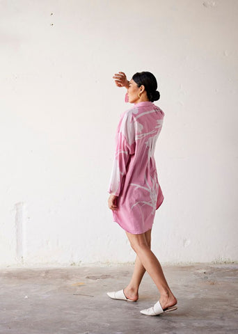Summer Garden Shirt Dress