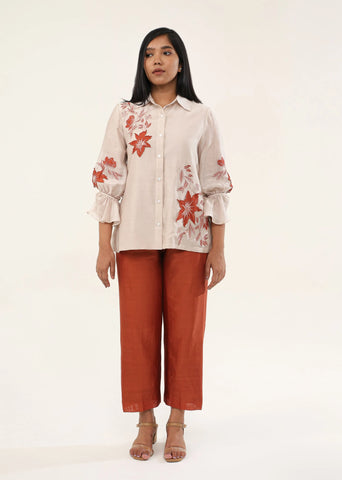 Jasmine Co-Ord Set - Rust