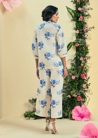Off White Rhea Co-Ord Set
