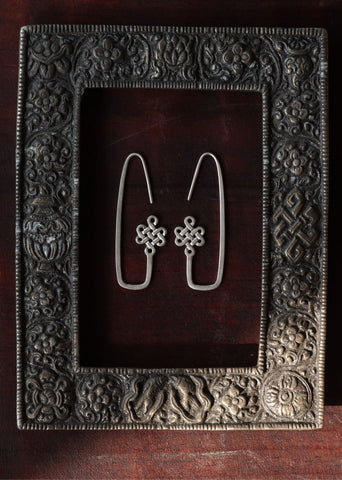 Silver Na-Gyen Pata Earrings