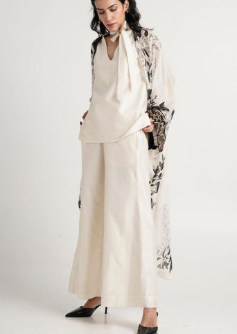 A Model Wearing Multicolor Pure Cotton Kelly Co-Ord Set, curated by Only Ethikal