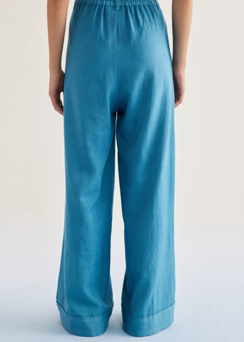 Meet Me By The Sea Handwoven Twill Trousers