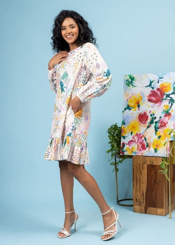 Eva Printed Dress