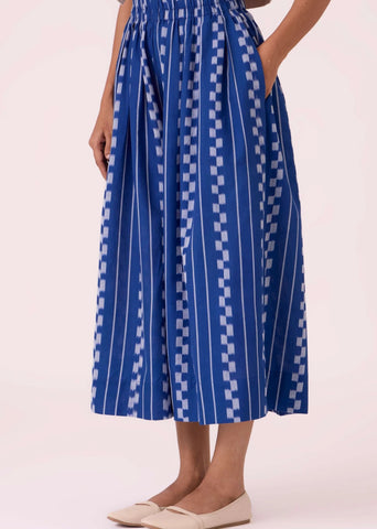 Douglas Blue Striped Ikat Pants