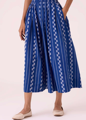 Douglas Blue Striped Ikat Pants