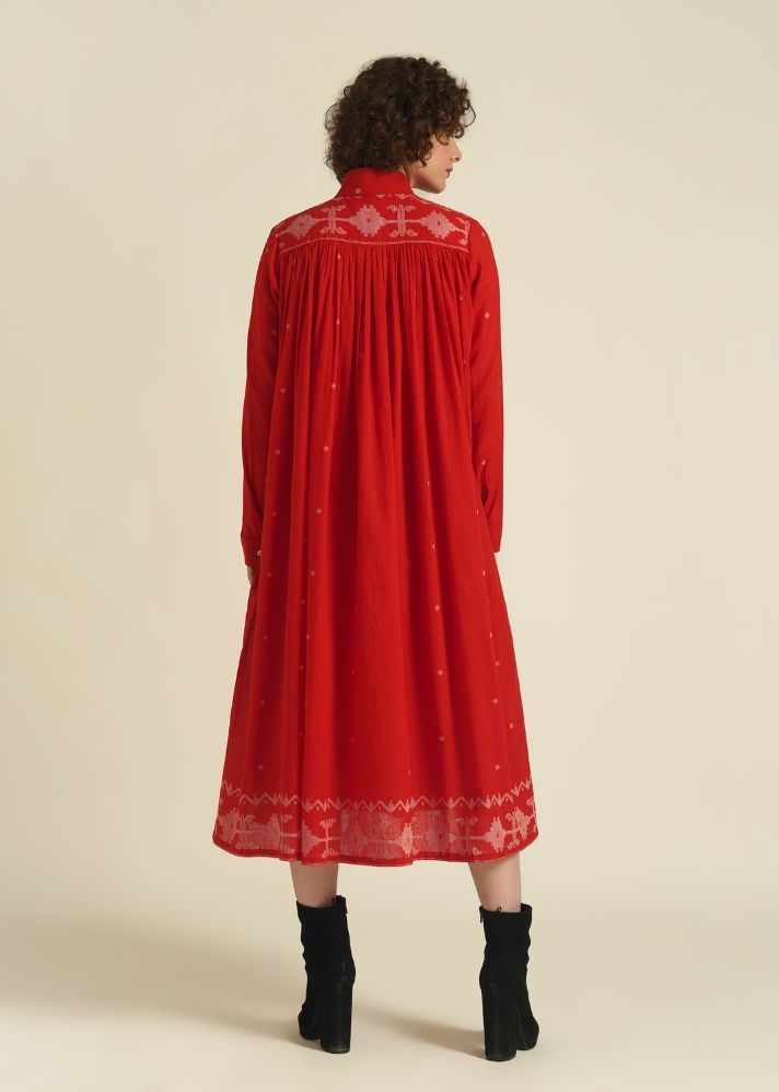 A Model Wearing Pink Pure Cotton Royale XIV, curated by Only Ethikal