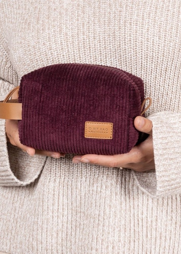 Product image of Multicolor Upcycled Cotton Ash Grary & Moon Box Clutch - Changeable Sleeve, curated by Only Ethikal