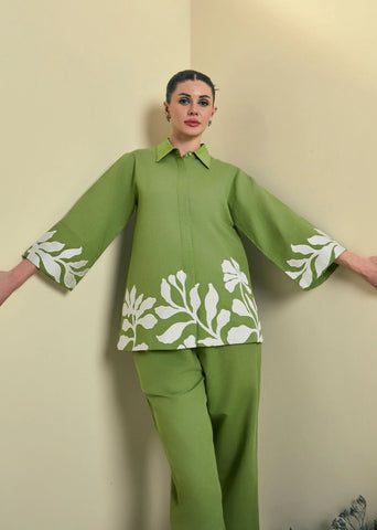 Green Reva Co-Ord Set