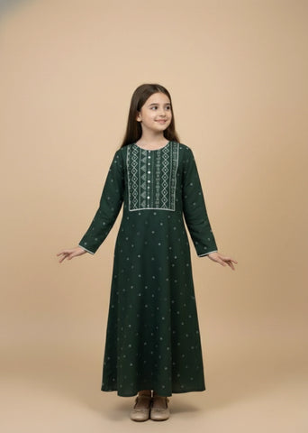 Emerald Green Mini Tunic Dress