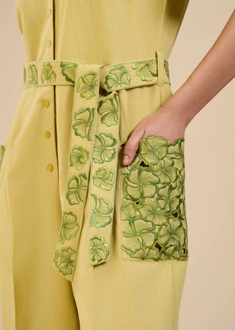Lime Green Jumpsuit