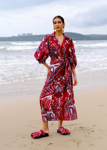 Myna Wrap Dress
