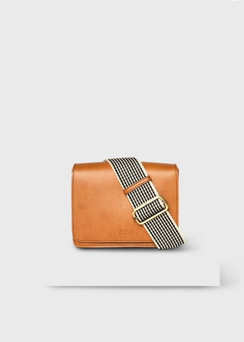 Product image of Multicolor Upcycled Cotton Ash Grary & Moon Box Clutch - Changeable Sleeve, curated by Only Ethikal