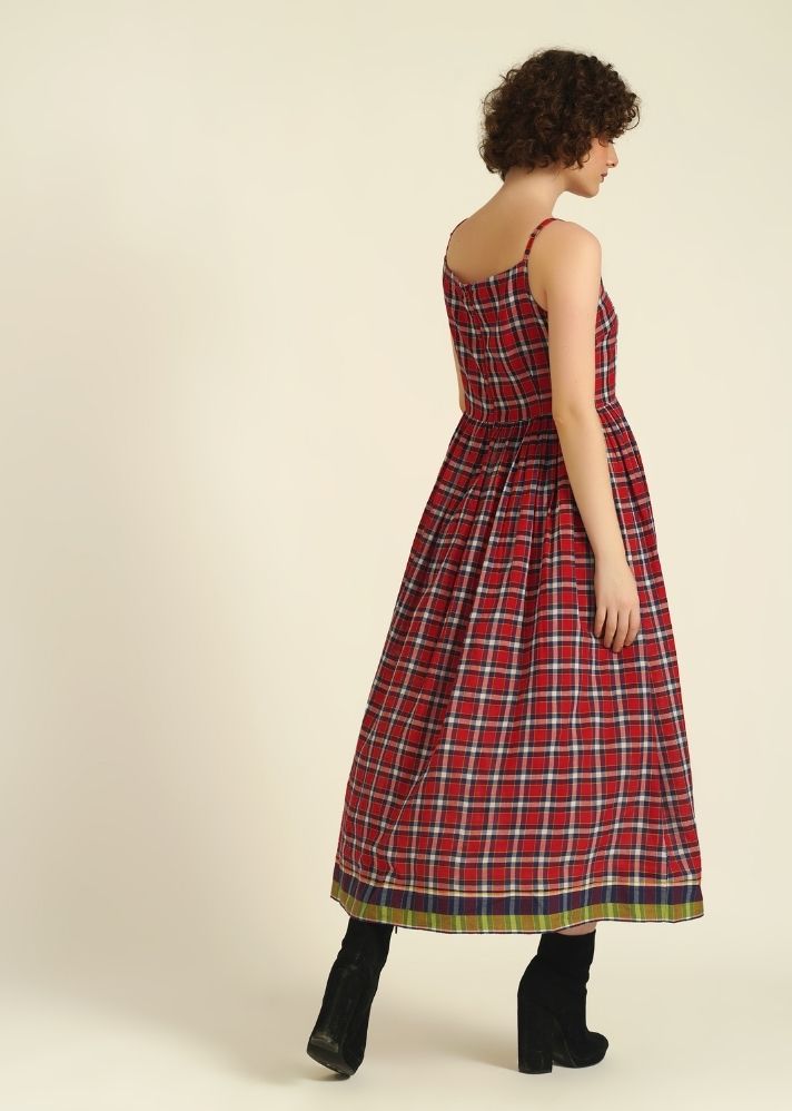 A Model Wearing Pink Pure Cotton Royale XV, curated by Only Ethikal