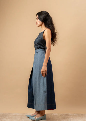 Louisa Upcycled Denim Dress