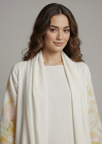 Palm Whisper | Printed Linen Overlay