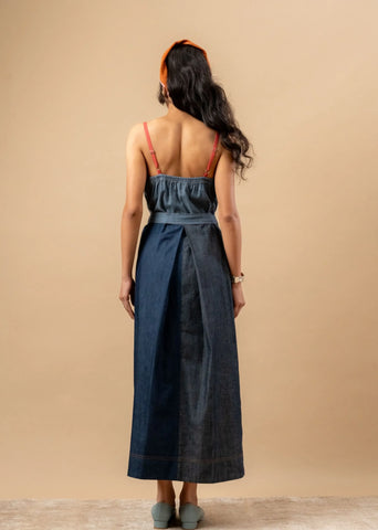 Louisa Upcycled Denim Dress
