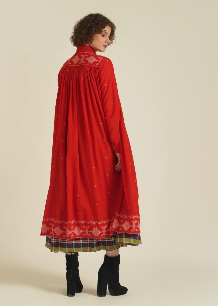 A Model Wearing Pink Pure Cotton Royale XVI, curated by Only Ethikal