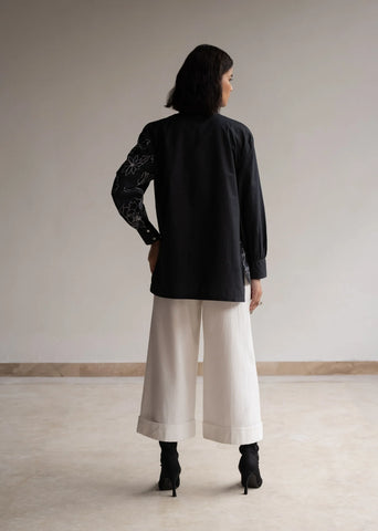Blossom Black Shirt