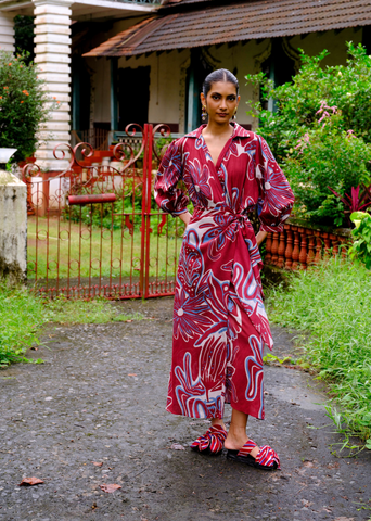 Myna Wrap Dress
