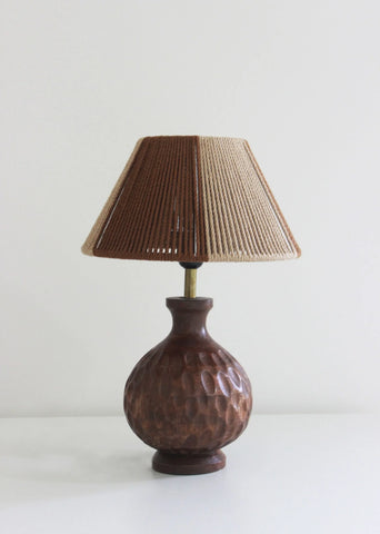 Handmade Taper Lampshades- Beige And Brown