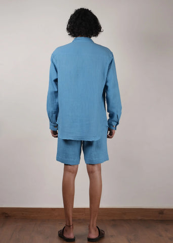 Men'S Blue Crush T-Shirt, Shorts & Jacket Set (3 Pcs)