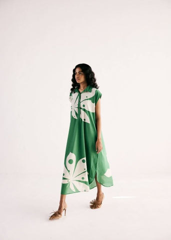 Maple Leaf Shirt Dress