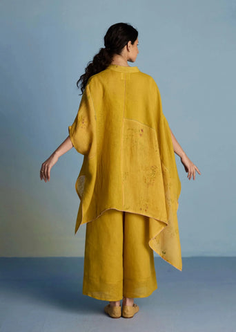 Osho Patchwork Kaftan Co-Ord Set-Ochre