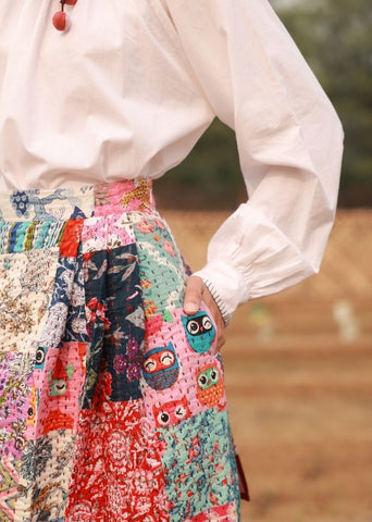 Irene Patchwork Skirt