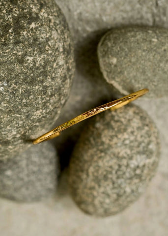 Gold Basic Compassion Bangle
